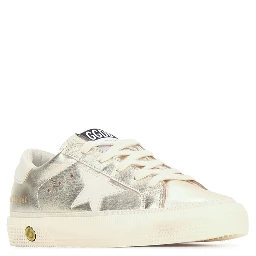 MAY LAMINATED UPPER SUEDE STAR AND HEEL
