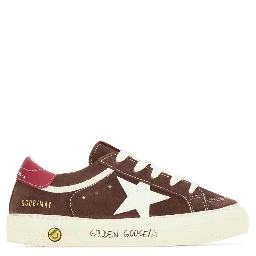 MAY SUEDE UPPER AND TOE LEATHER STAR AND HEEL SIGN