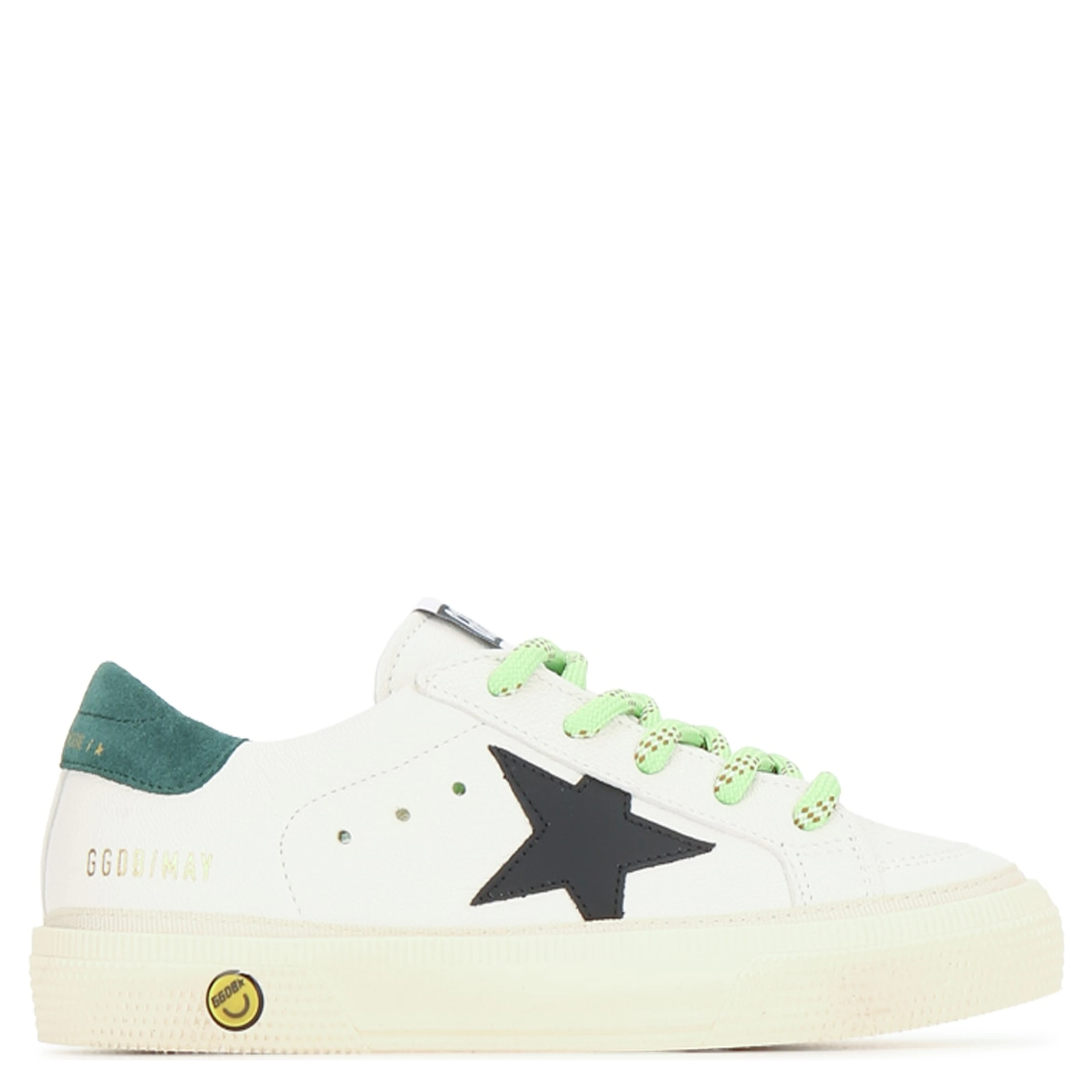 MAY NAPPA UPPER TOE AND TONGUE LEATHER STAR SUEDE