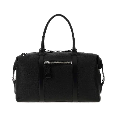 SOFT GRAIN LEATHER BUCKLEY HOLDALL