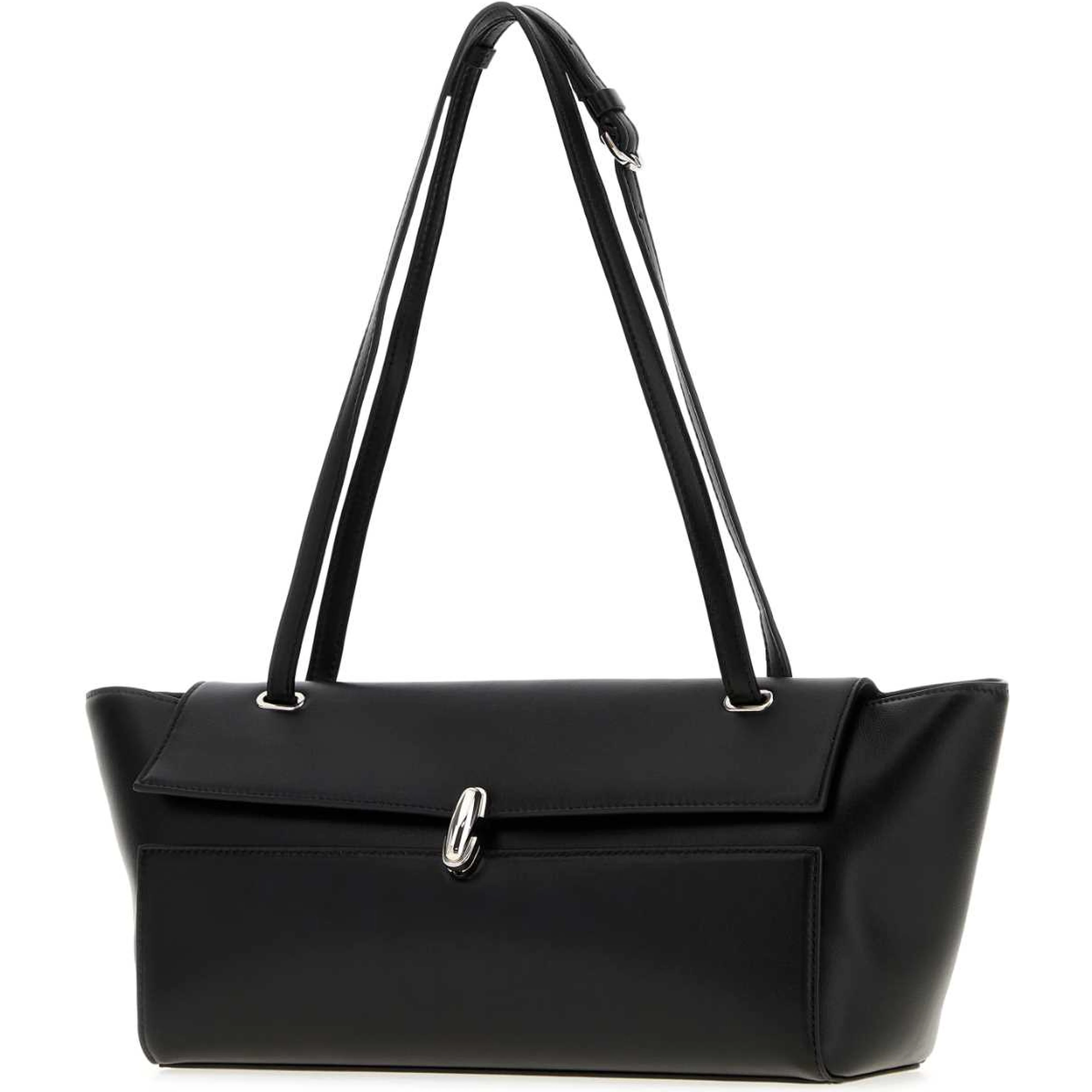 TRAPEZE SHOULDER IN SMOOTH CALF LEATHER