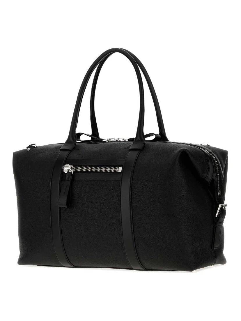 SOFT GRAIN LEATHER BUCKLEY HOLDALL