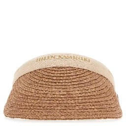 BIANCA 8 RAFFIA LOGO VISOR