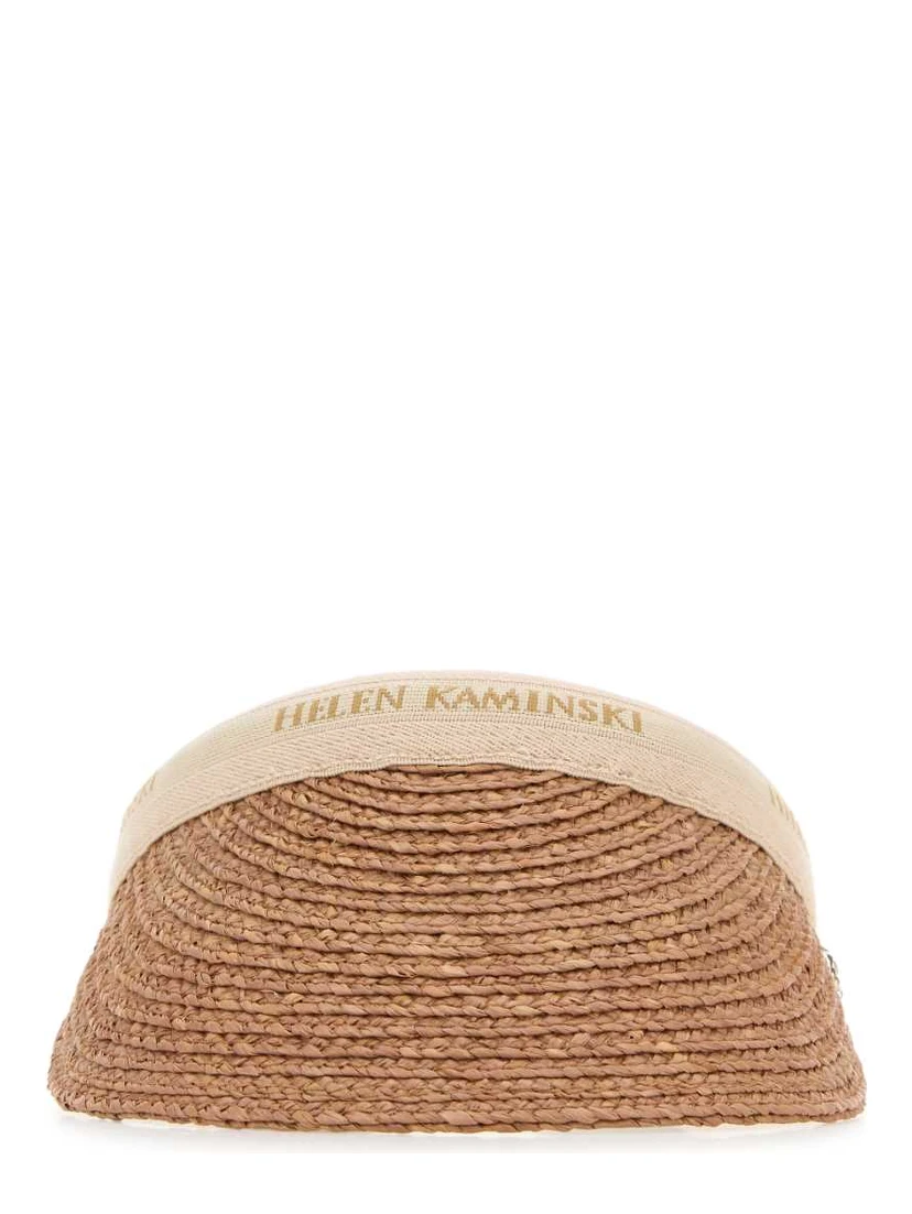 BIANCA 8 RAFFIA LOGO VISOR