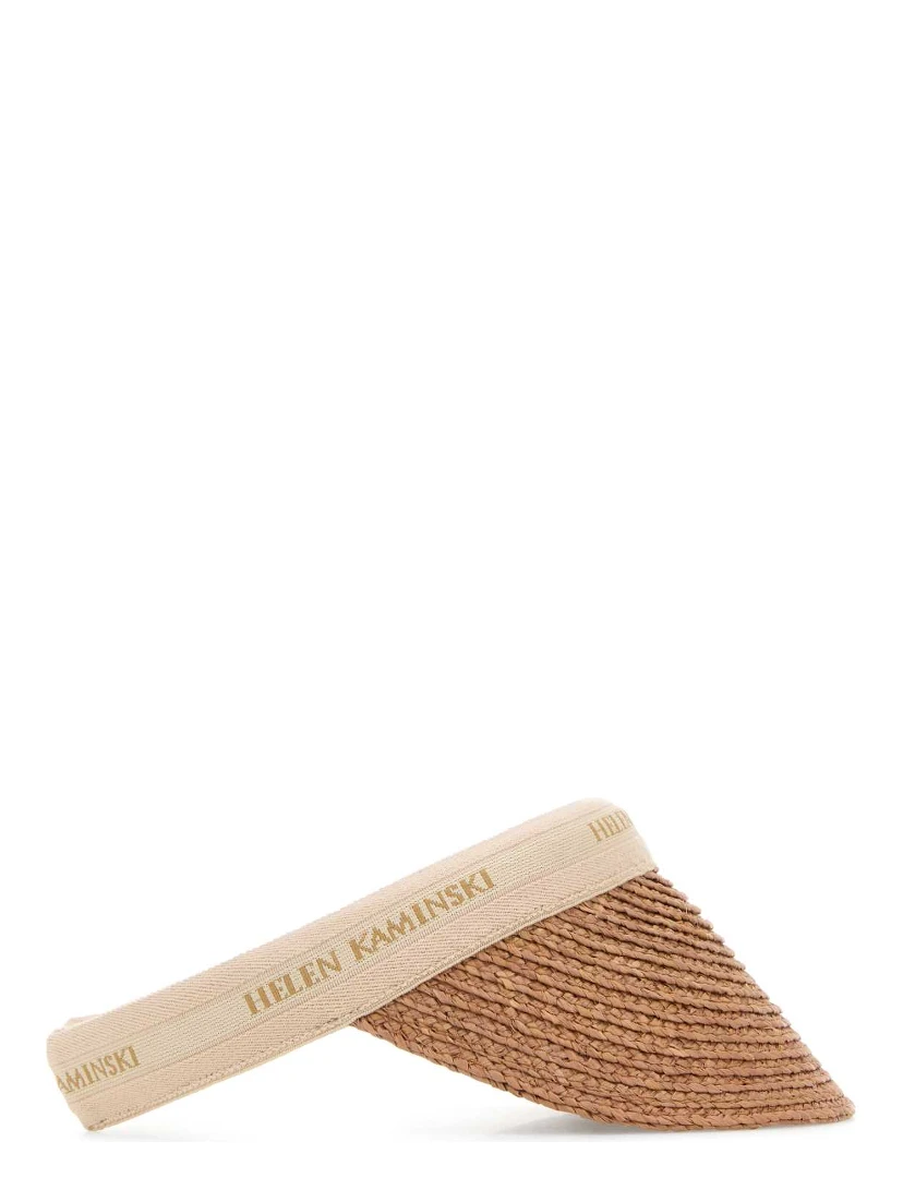 BIANCA 8 RAFFIA LOGO VISOR