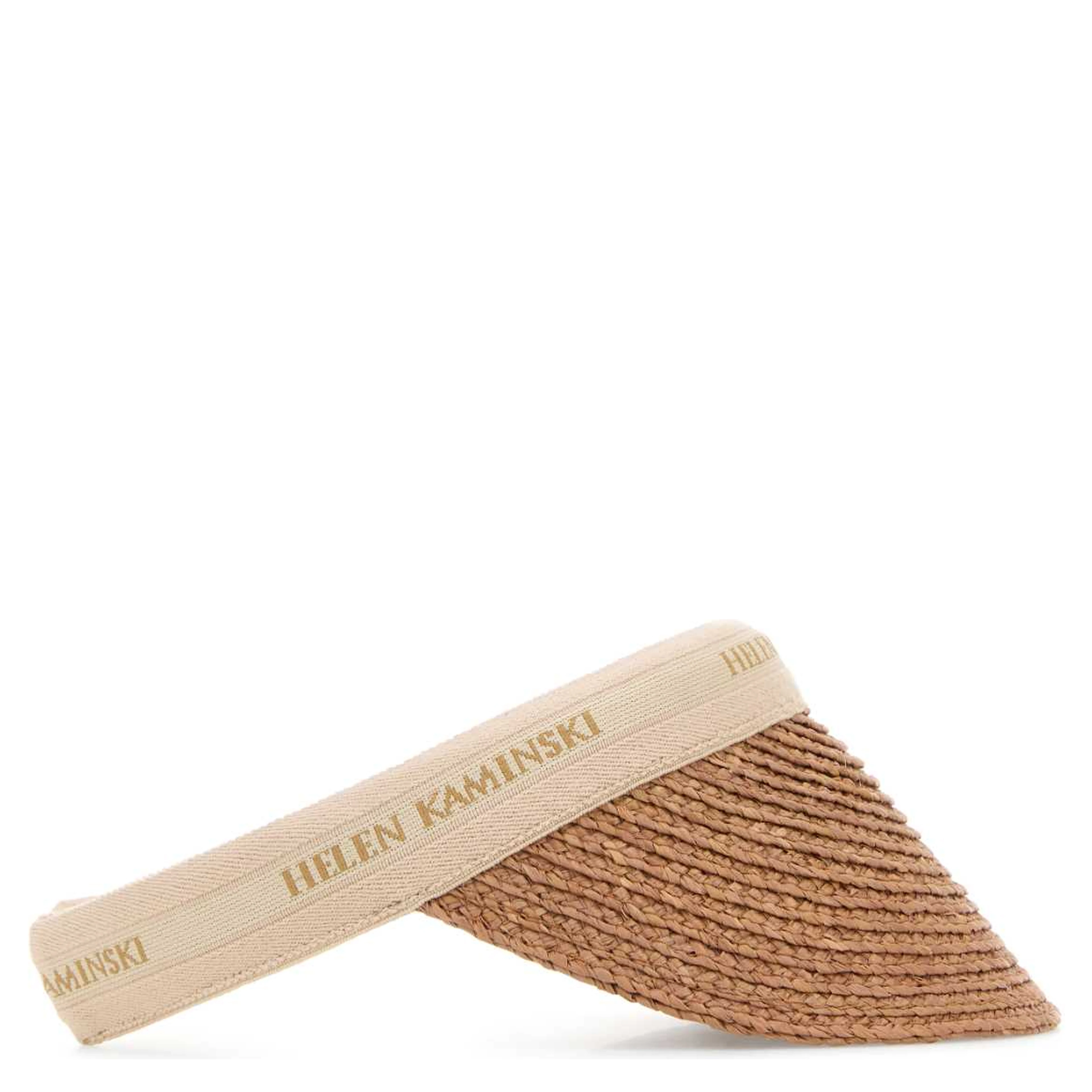 BIANCA 8 RAFFIA LOGO VISOR