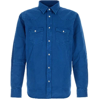 PEACH TWILL SLIM FIT WESTERN SHIRT