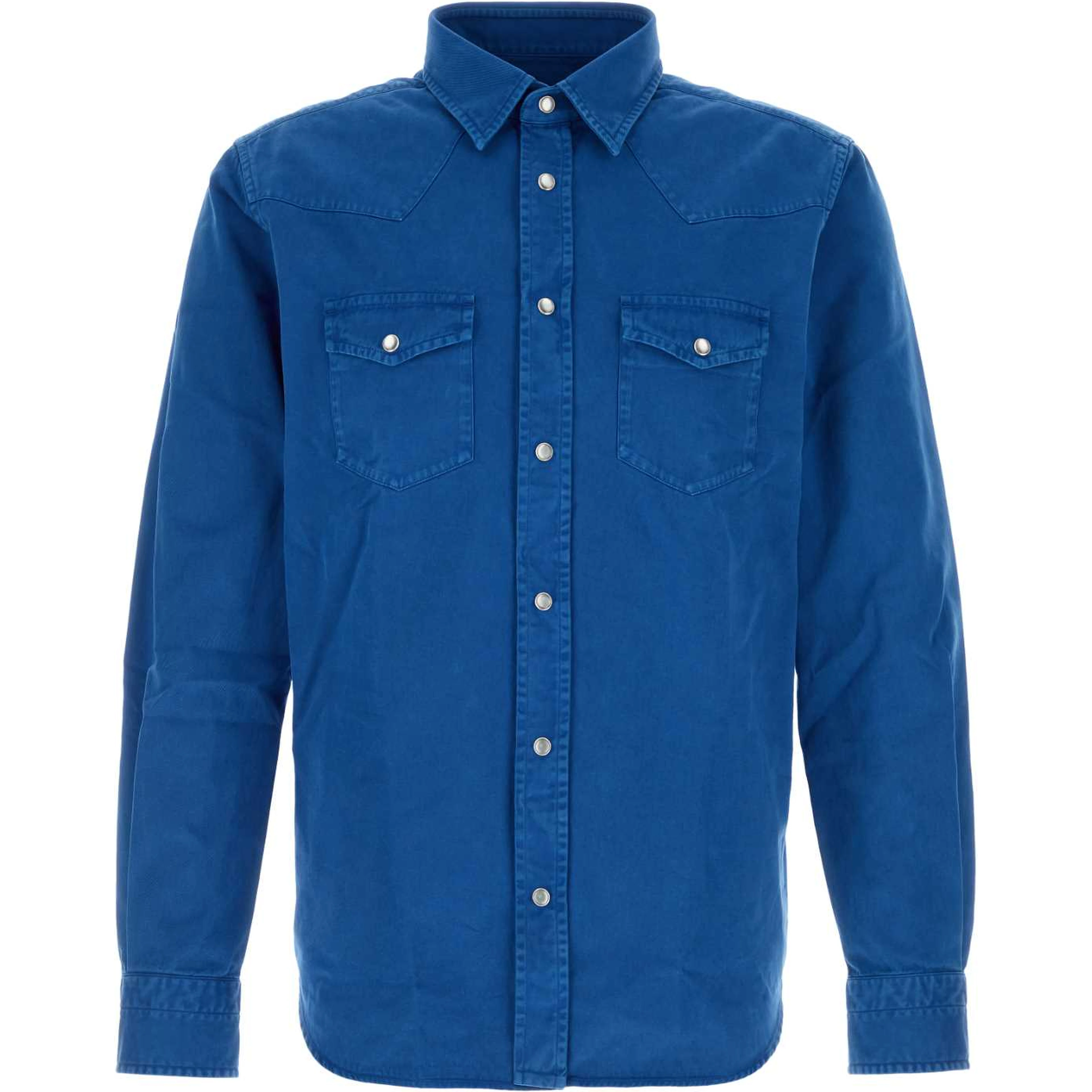PEACH TWILL SLIM FIT WESTERN SHIRT