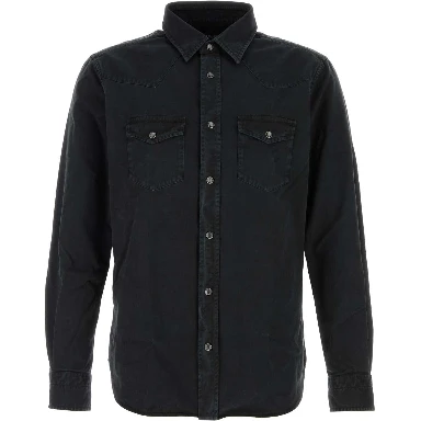 PEACH TWILL SLIM FIT WESTERN SHIRT