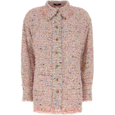LS MULTICO LIGHT TWEED OVERSHIRT