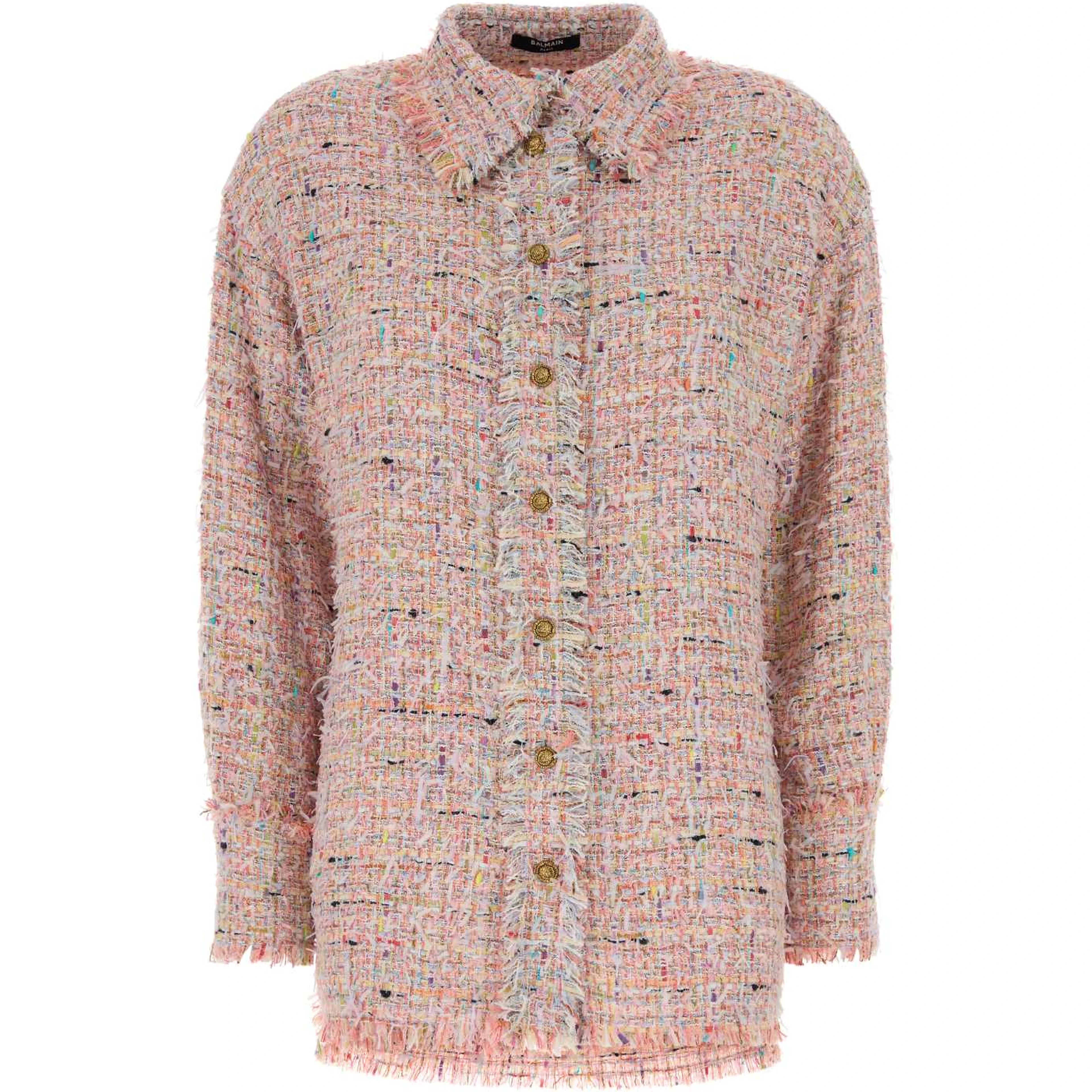 LS MULTICO LIGHT TWEED OVERSHIRT