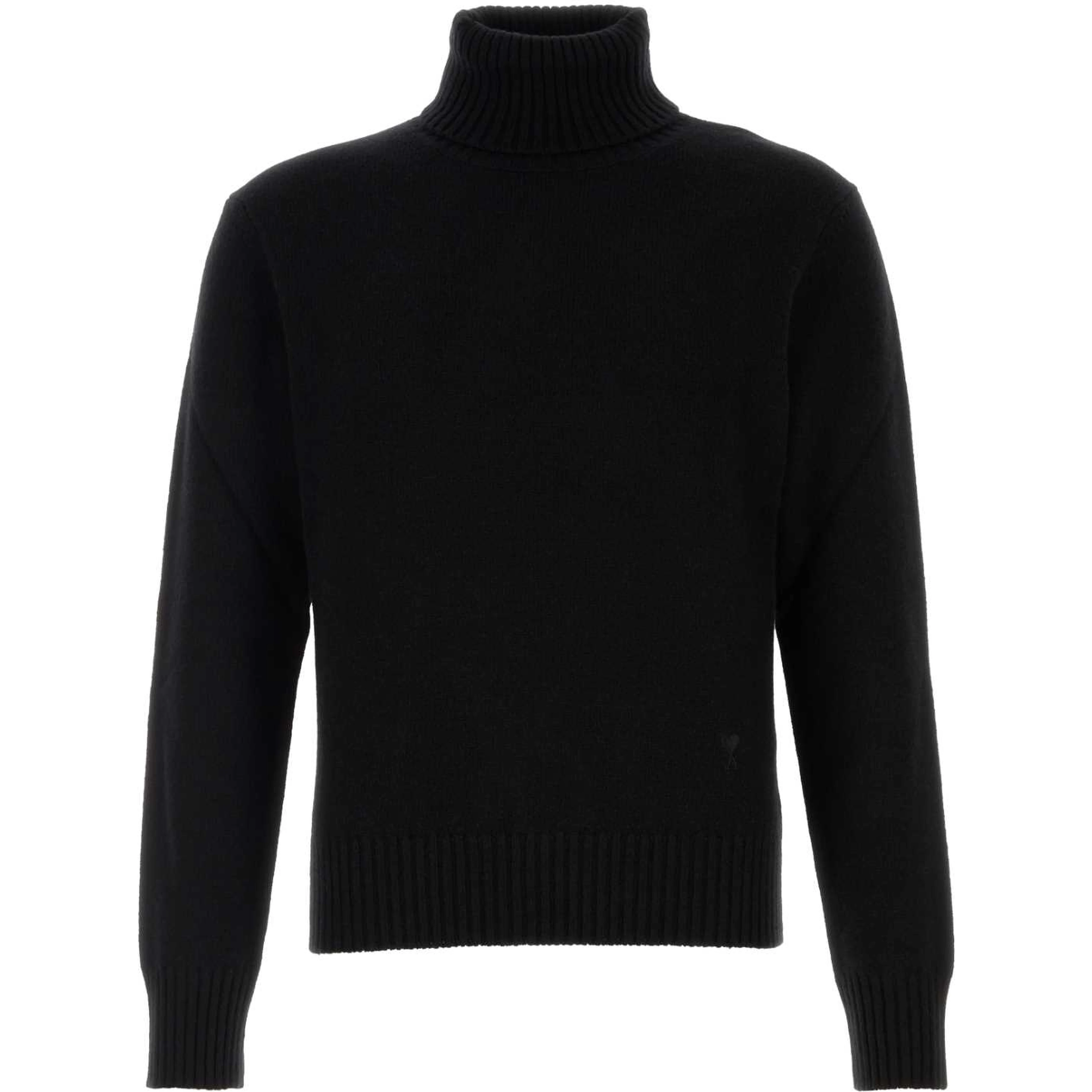 TURTLENECKSWEATERWITHTONALAMIDECOEUR