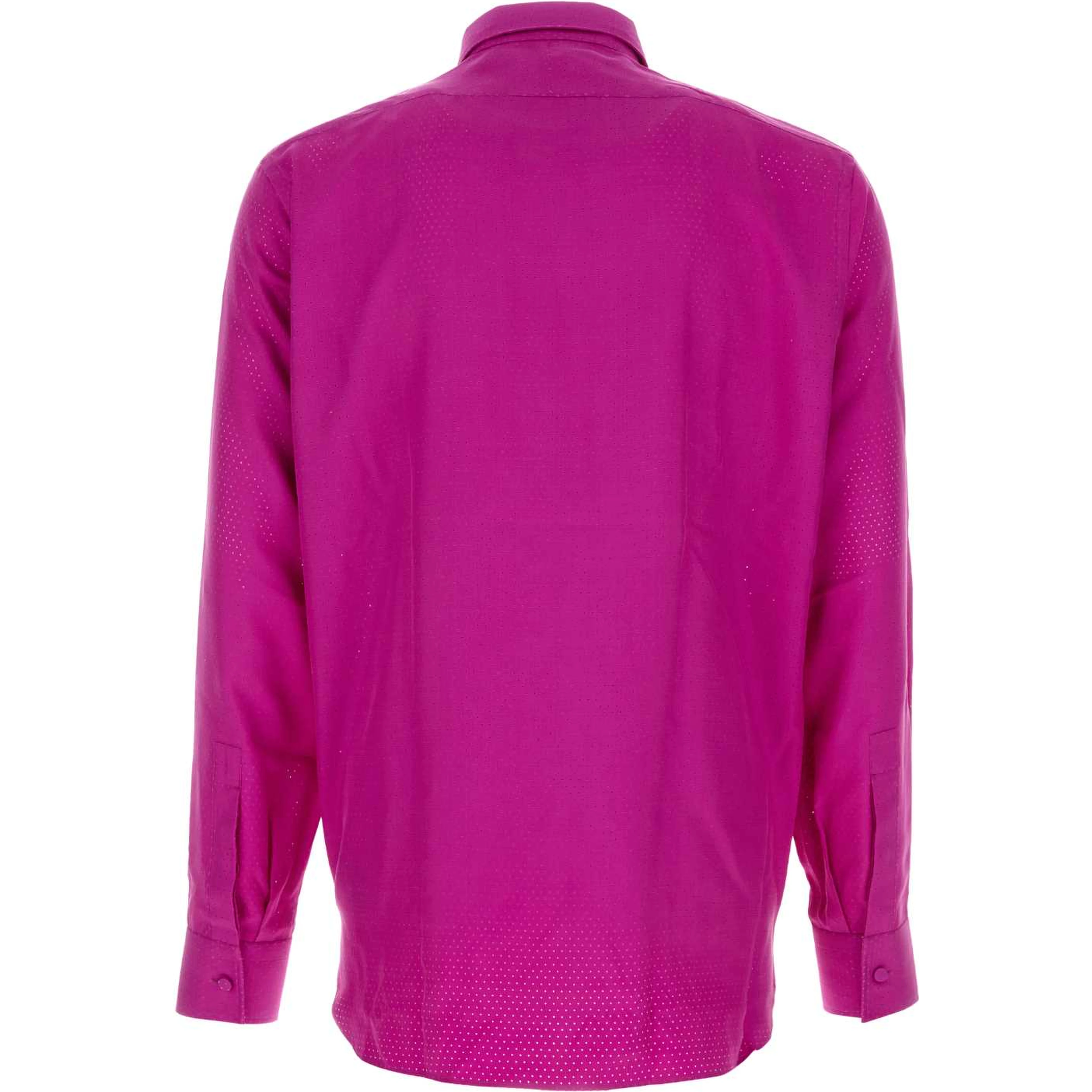 PERFORATED DOT SILK TWILL CLASSIC FIT SHIRT