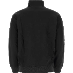 Half Zip American Script Sweatshirt Cotton/Polyest