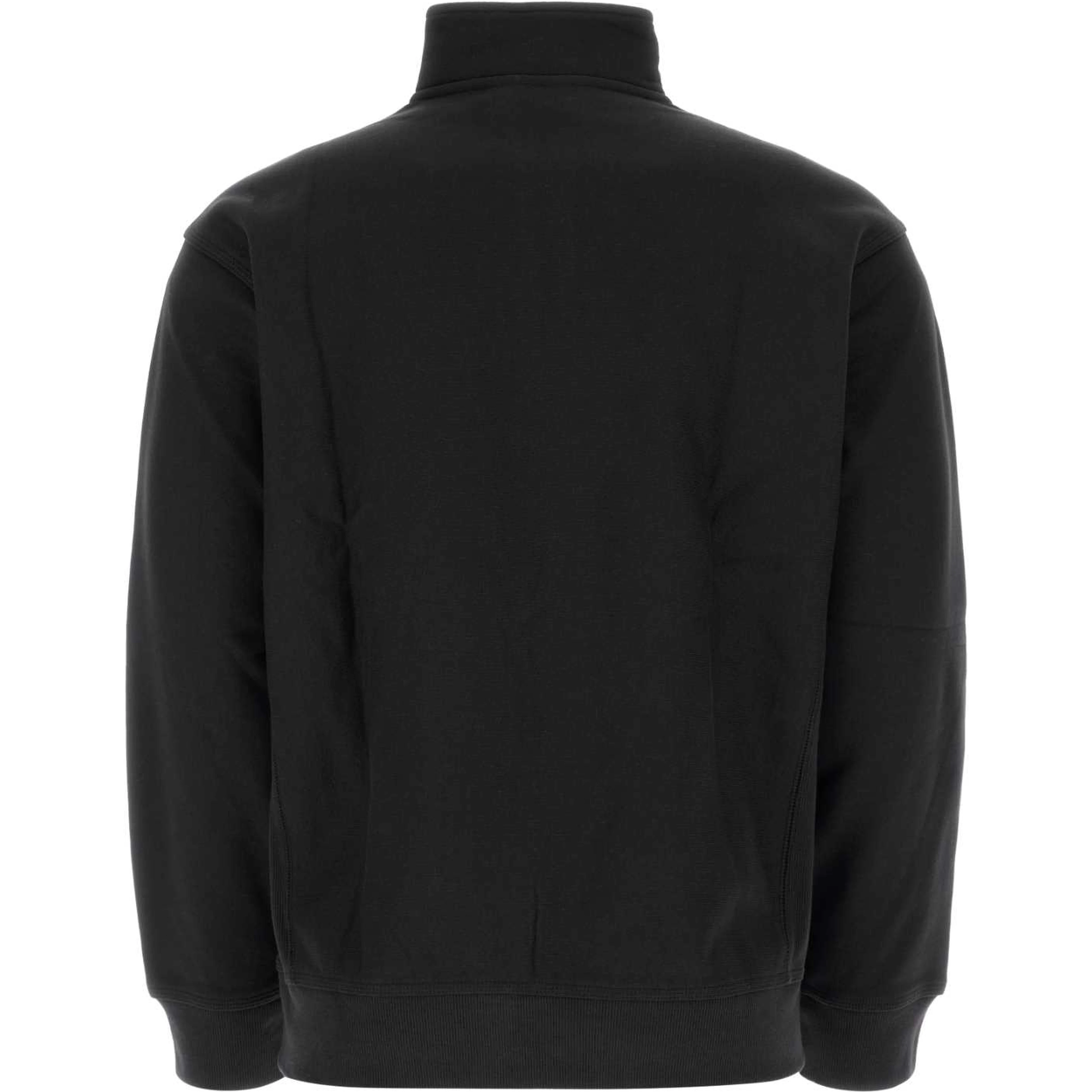 Half Zip American Script Sweatshirt Cotton/Polyest