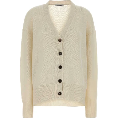 V-NECK LS CARDIGAN