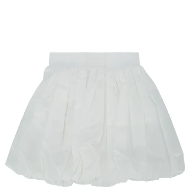 SKIRT POPELINE GESSO