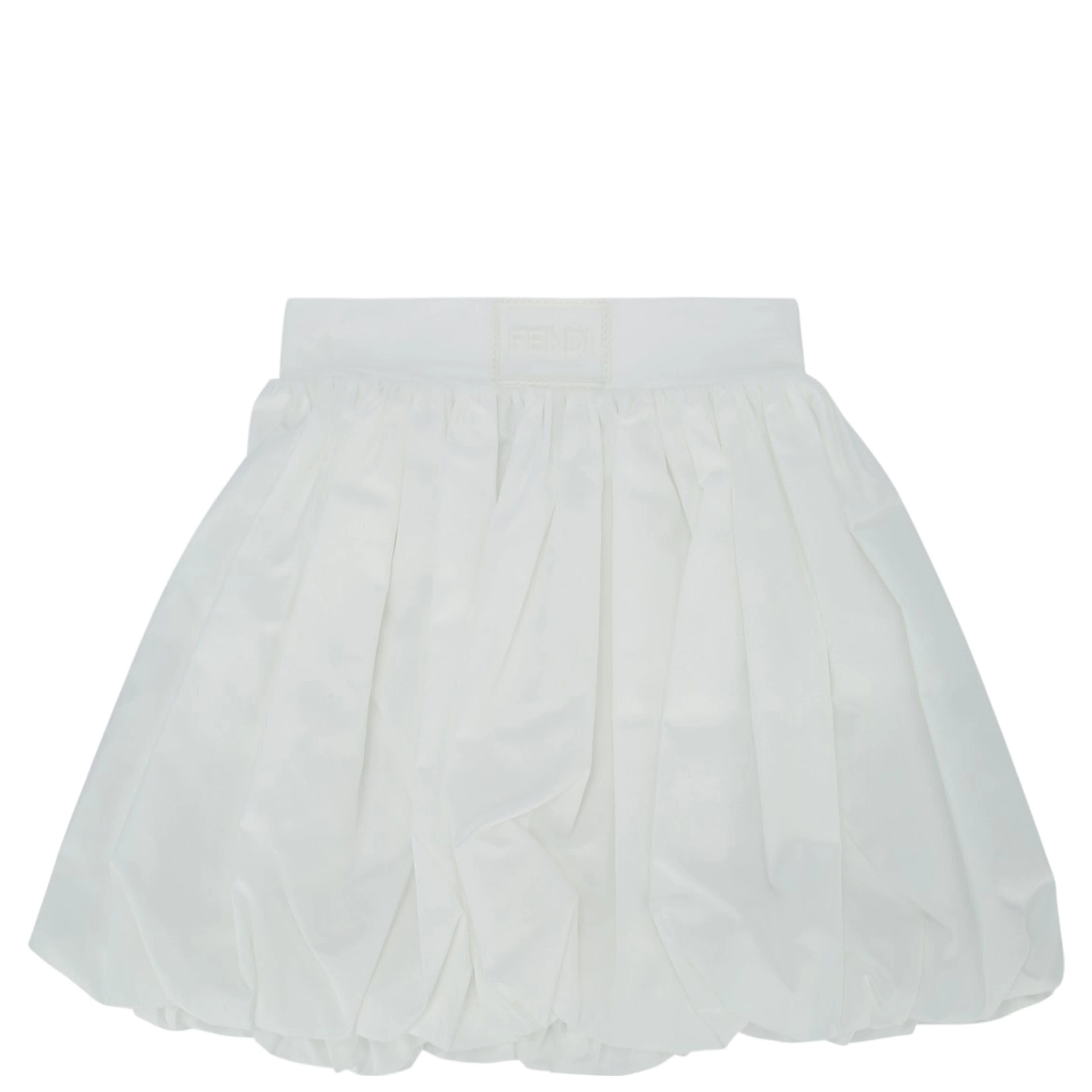 SKIRT POPELINE GESSO