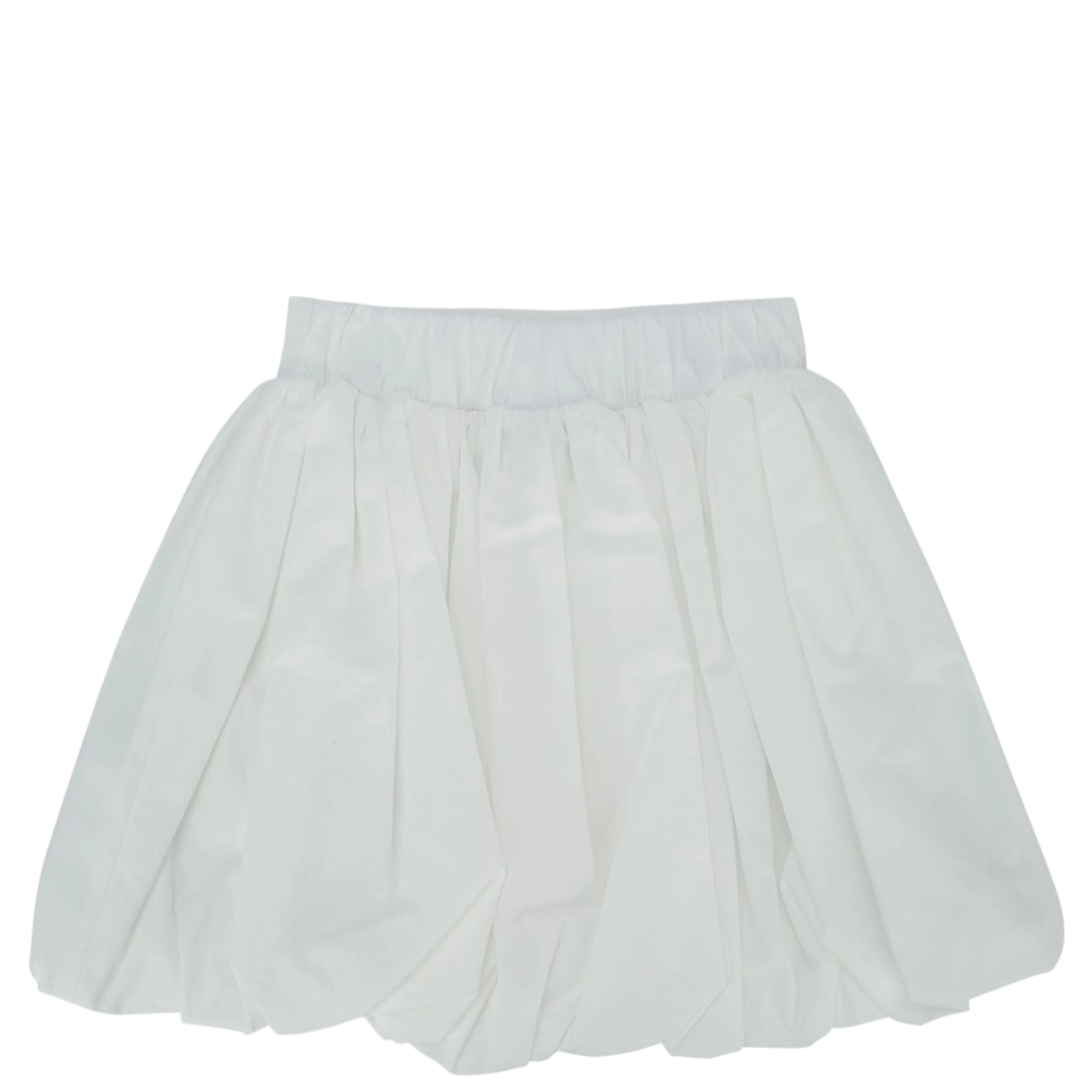 SKIRT POPELINE GESSO