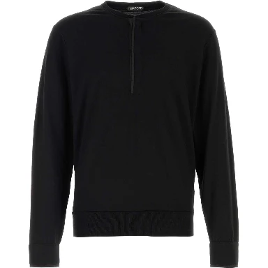 WOOL SILK CASHMERE HENLEY