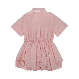 DRESS POPELINE ROSA PEONY