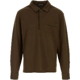 COTTON SILK PIQUET LS POLO