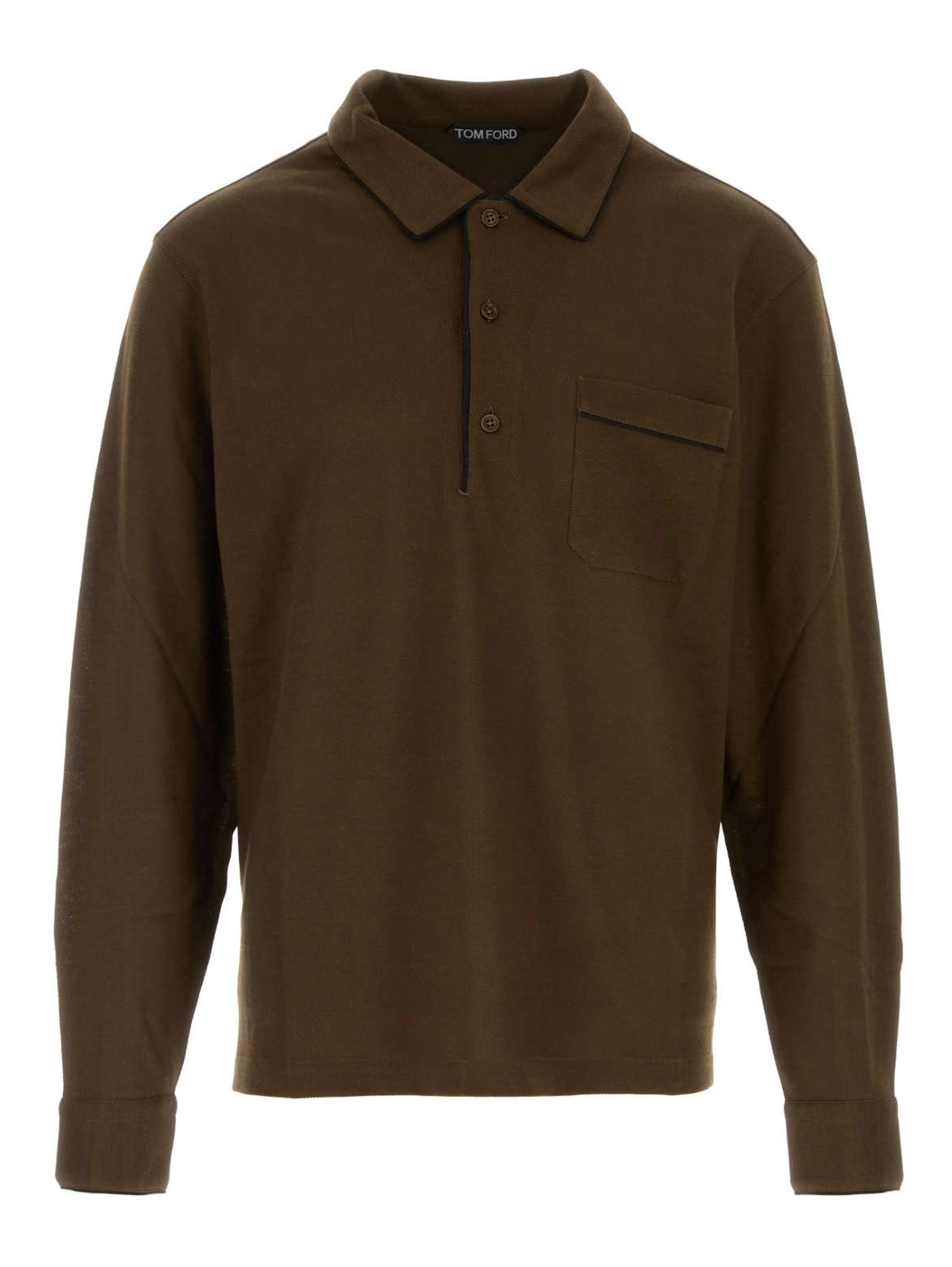 COTTON SILK PIQUET LS POLO