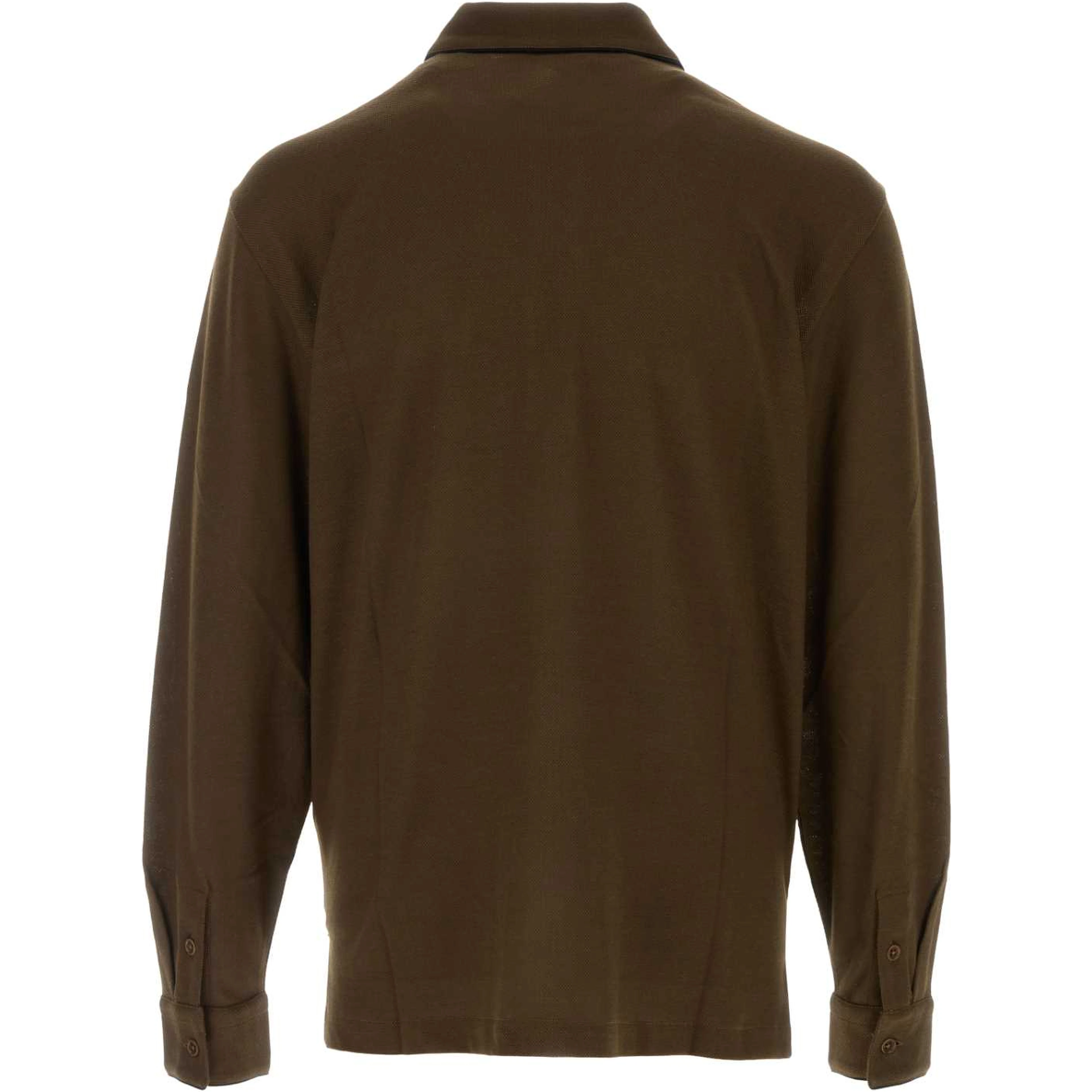 COTTON SILK PIQUET LS POLO
