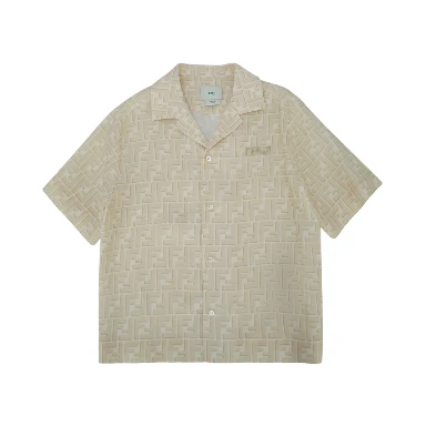 CAMICIA FF SHADOW PRIN LINEN