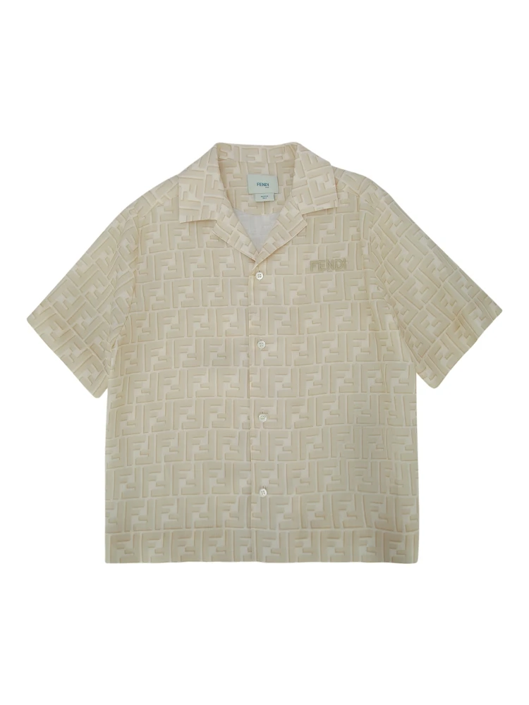 CAMICIA FF SHADOW PRIN LINEN