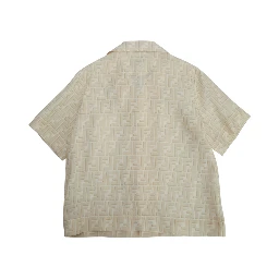 CAMICIA FF SHADOW PRIN LINEN