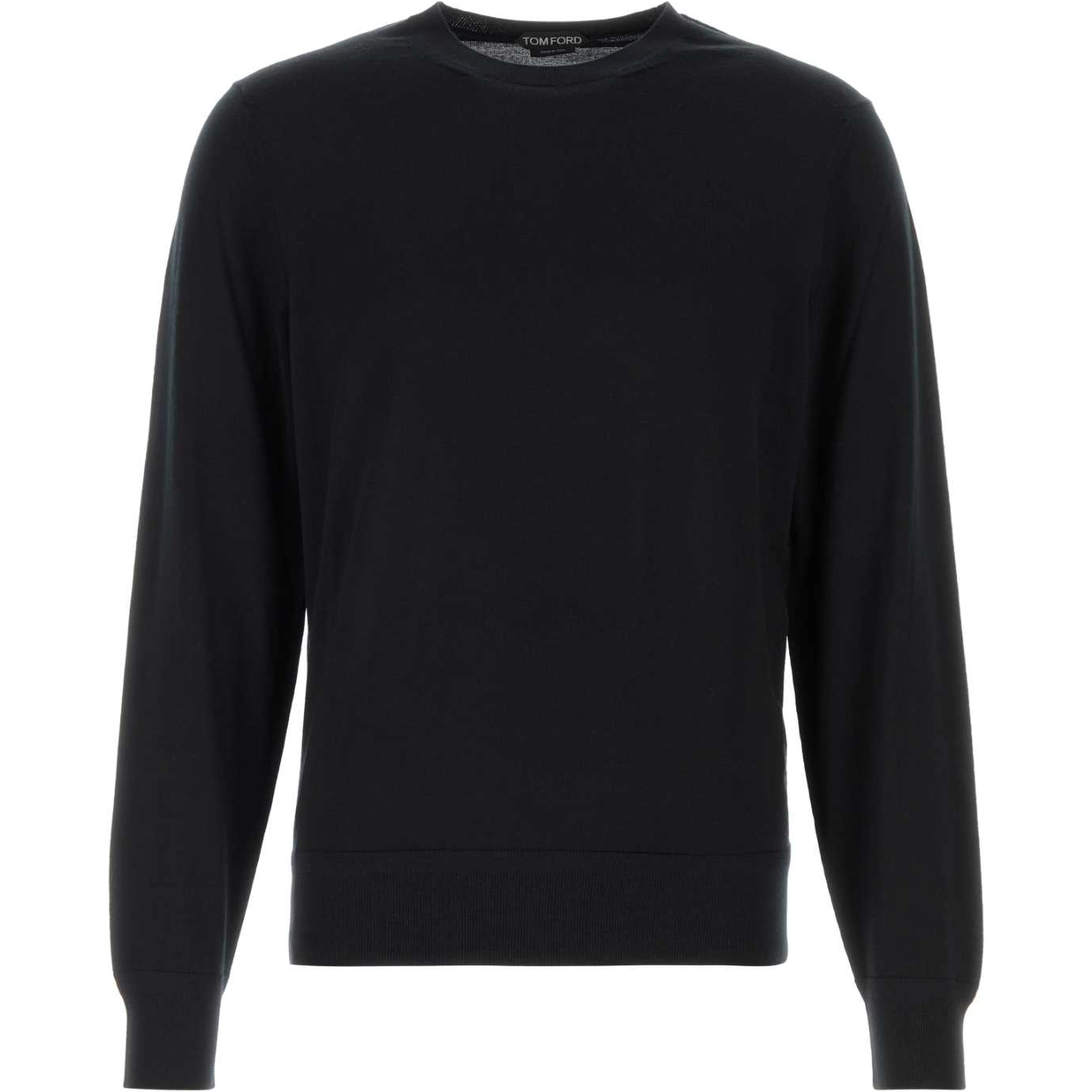 FINE GAUGE PURE WOOL LS CREW NECK