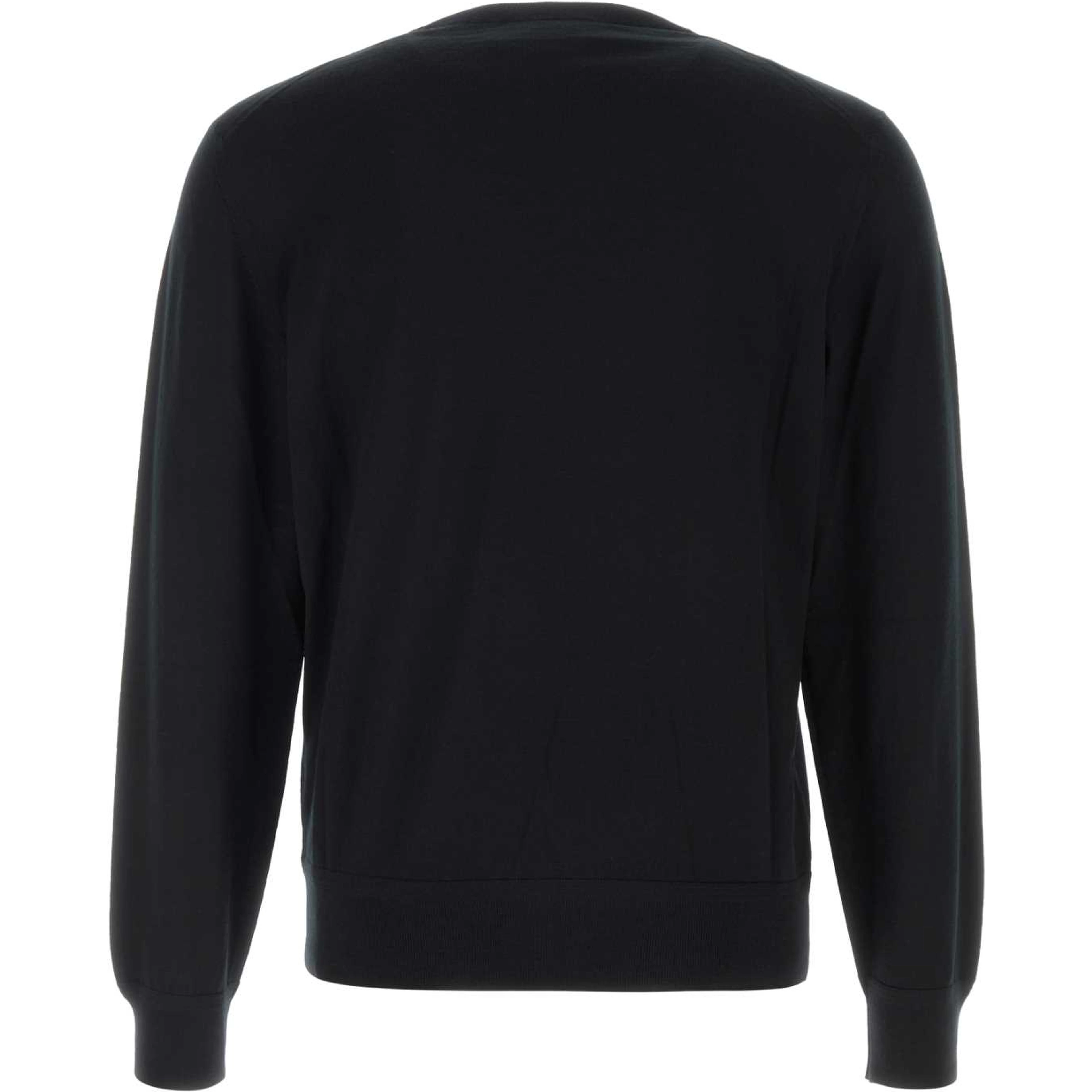 FINE GAUGE PURE WOOL LS CREW NECK
