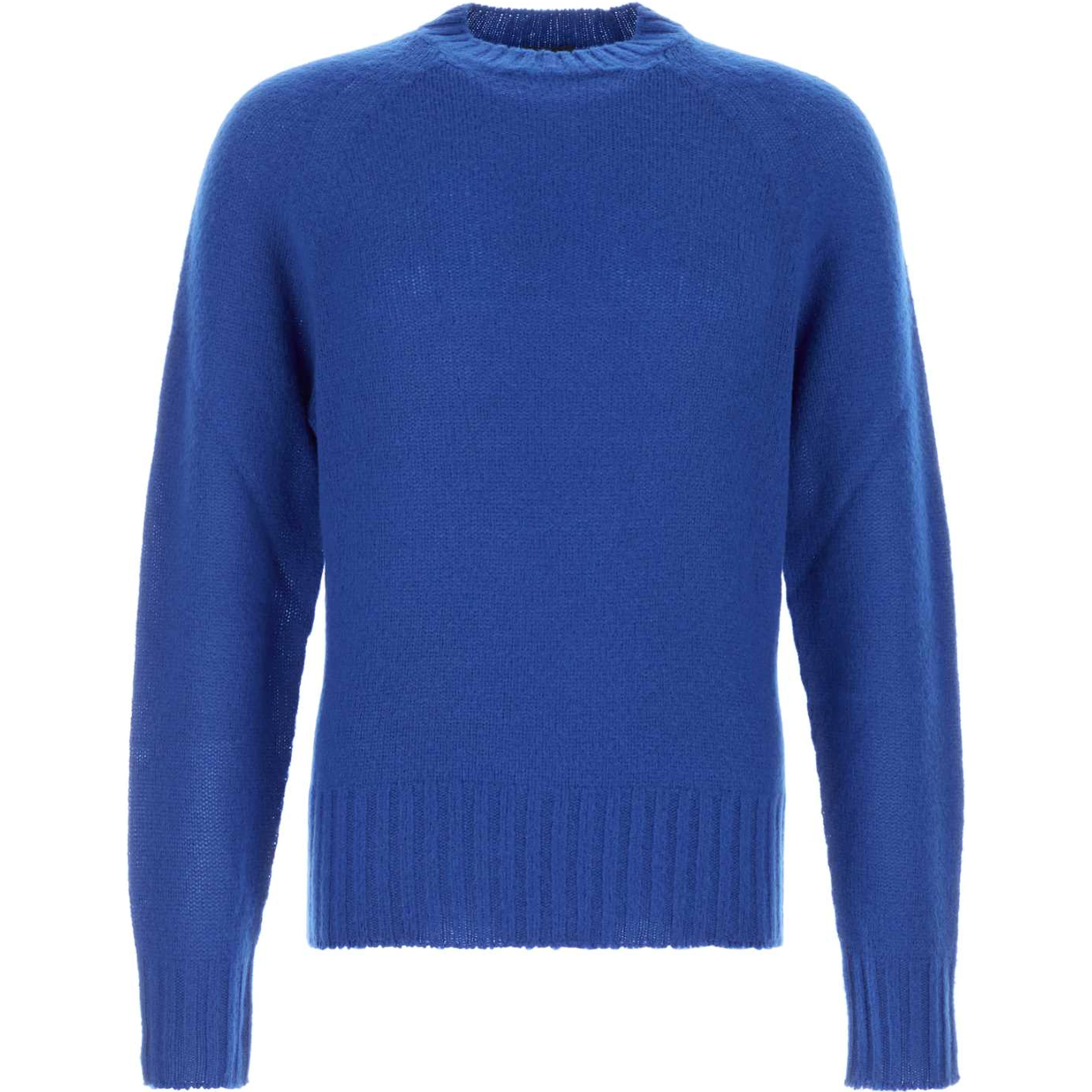 SEAMLESS BRUSHED CASHMERE LS CREW NECK