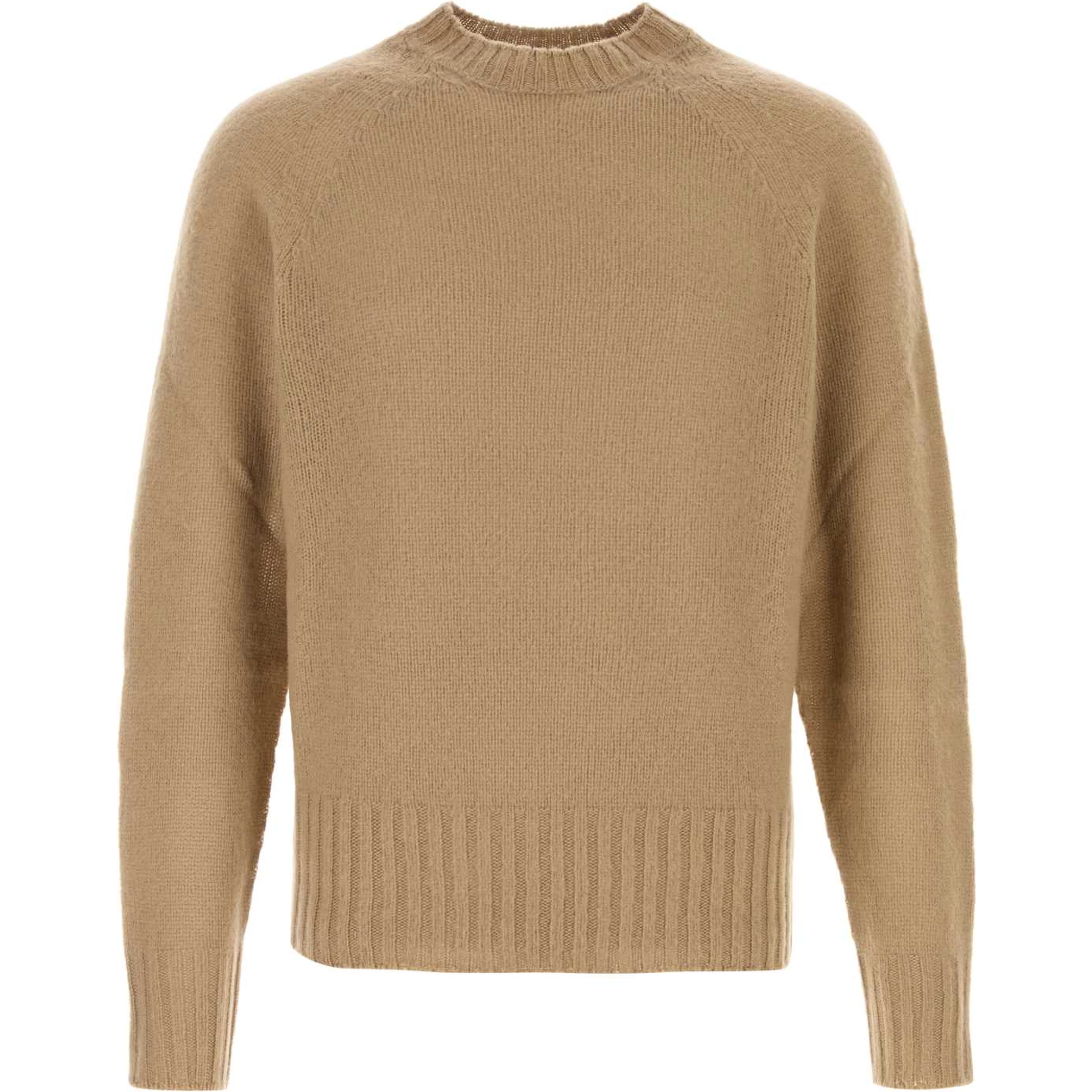 SEAMLESS BRUSHED CASHMERE LS CREW NECK