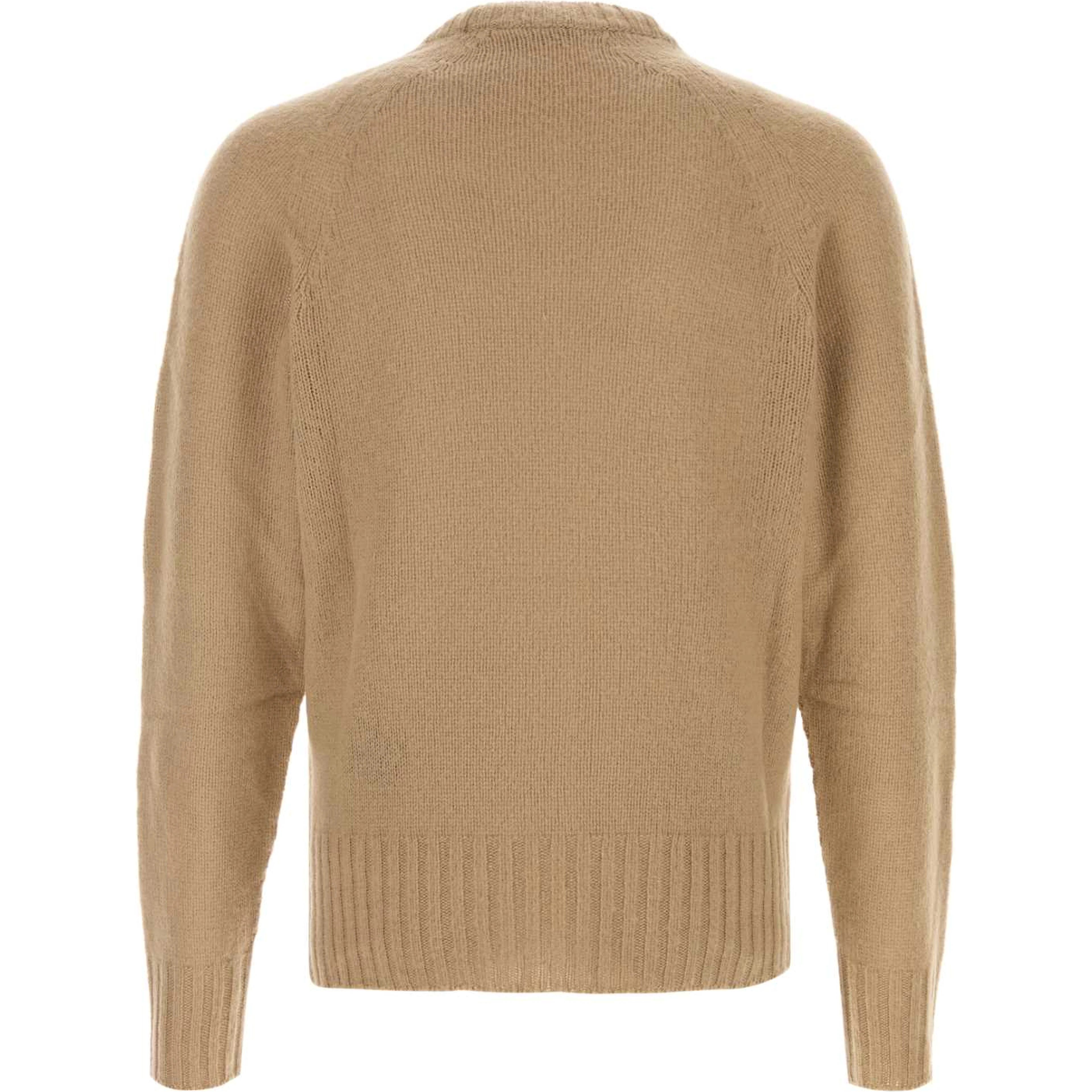 SEAMLESS BRUSHED CASHMERE LS CREW NECK