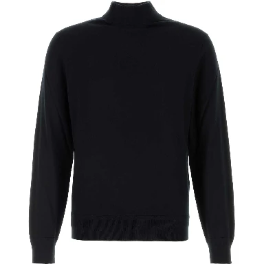 FINE GAUGE PURE WOOL MOCK NECK