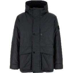 SHORT PARKA - BLUE NAVY