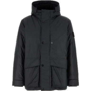 SHORT PARKA - BLUE NAVY