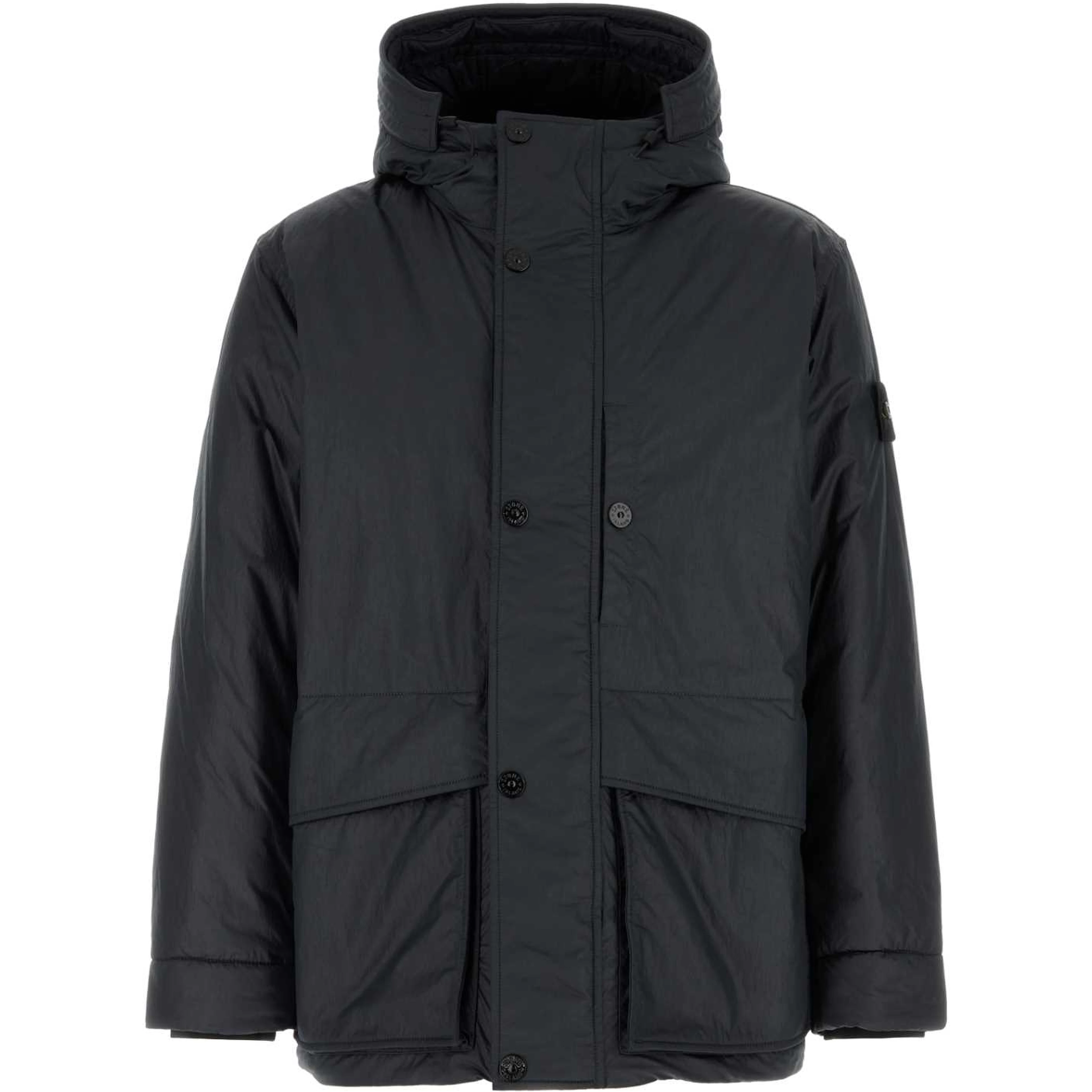 SHORT PARKA - BLUE NAVY