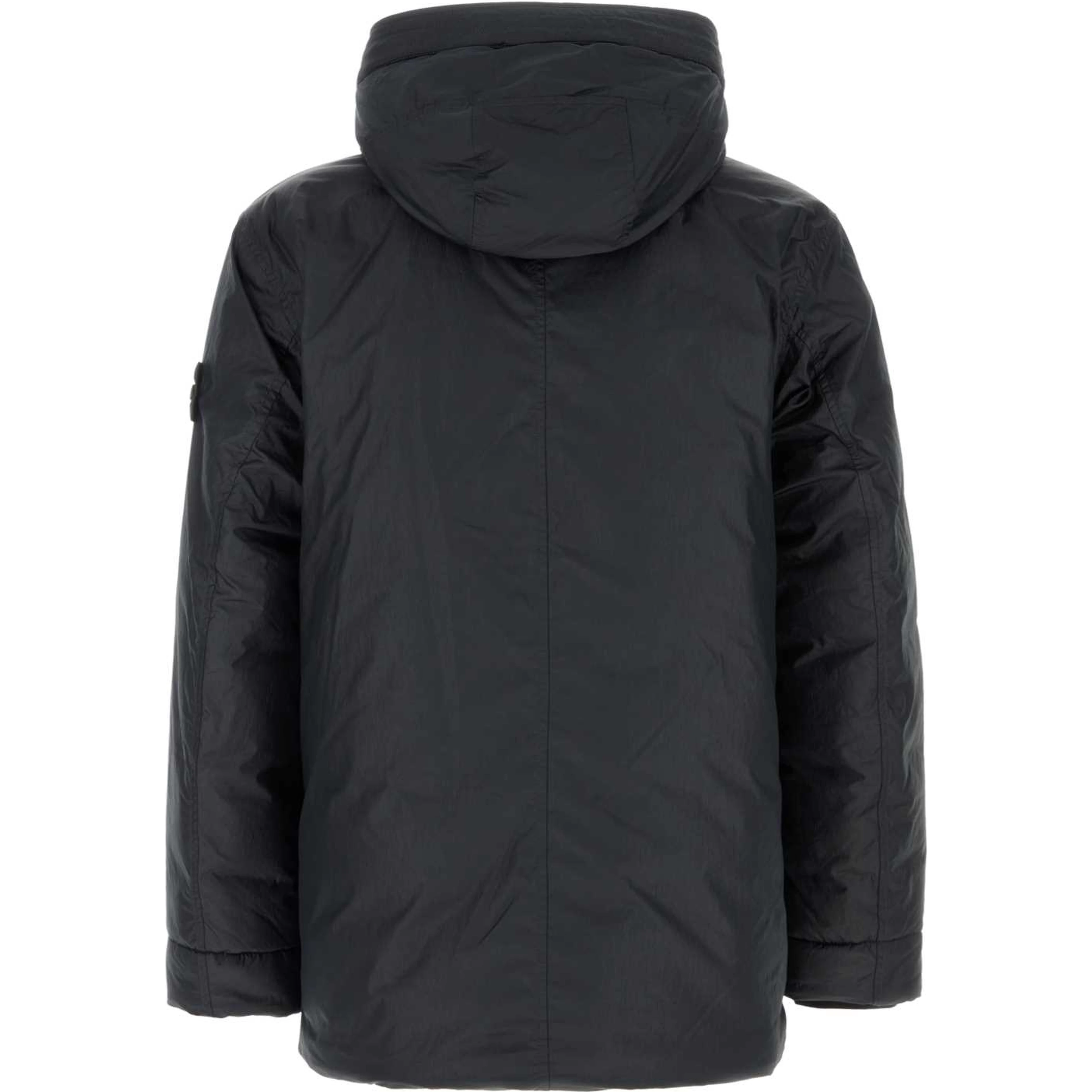 SHORT PARKA - BLUE NAVY