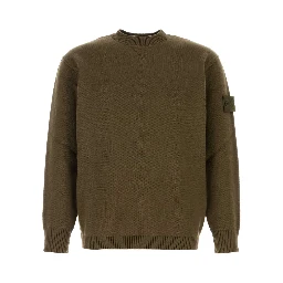 CREW NECK - MILITARY GREEN