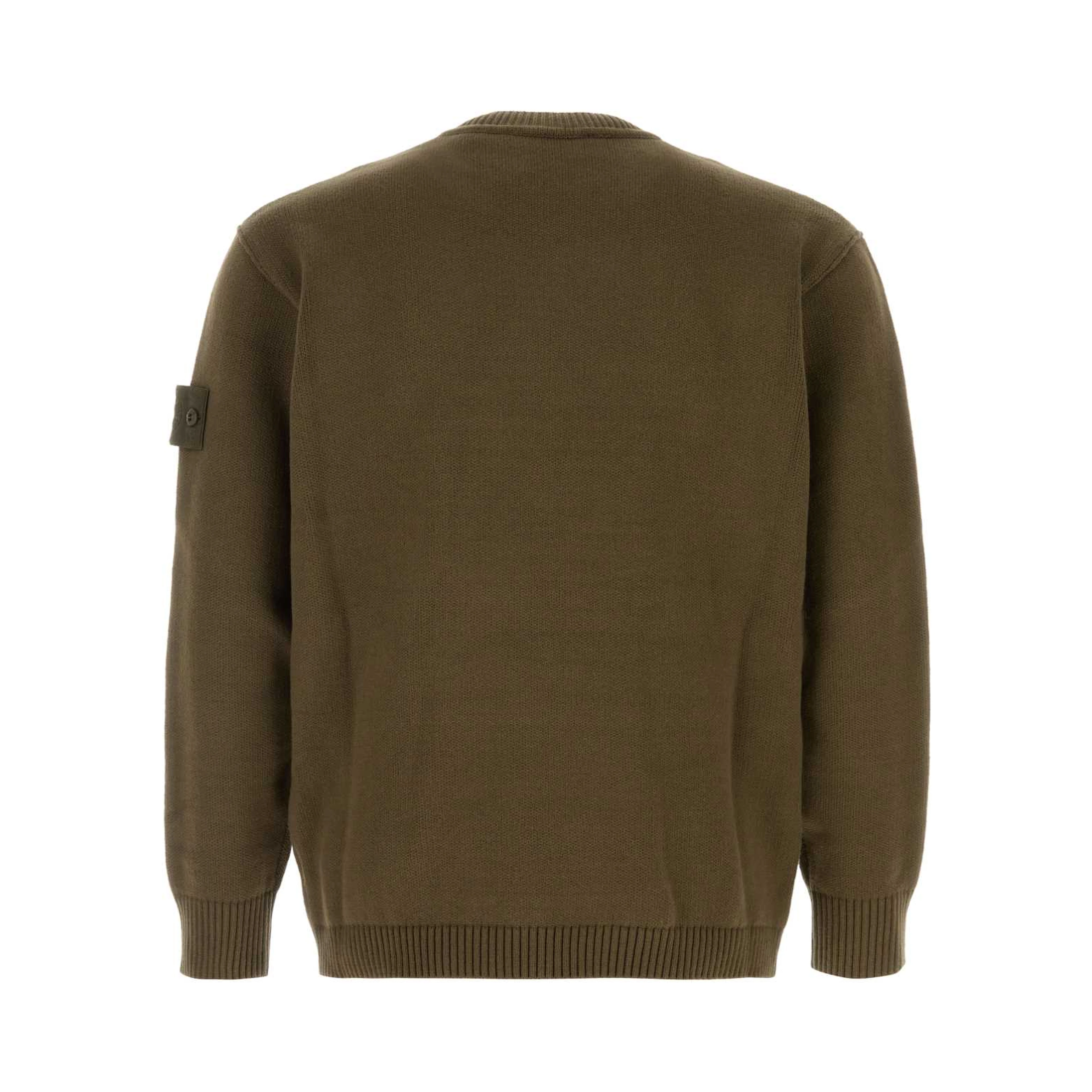 CREW NECK - MILITARY GREEN
