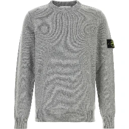 CREW NECK - GREY MELANGE