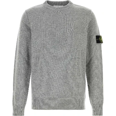 CREW NECK - GREY MELANGE