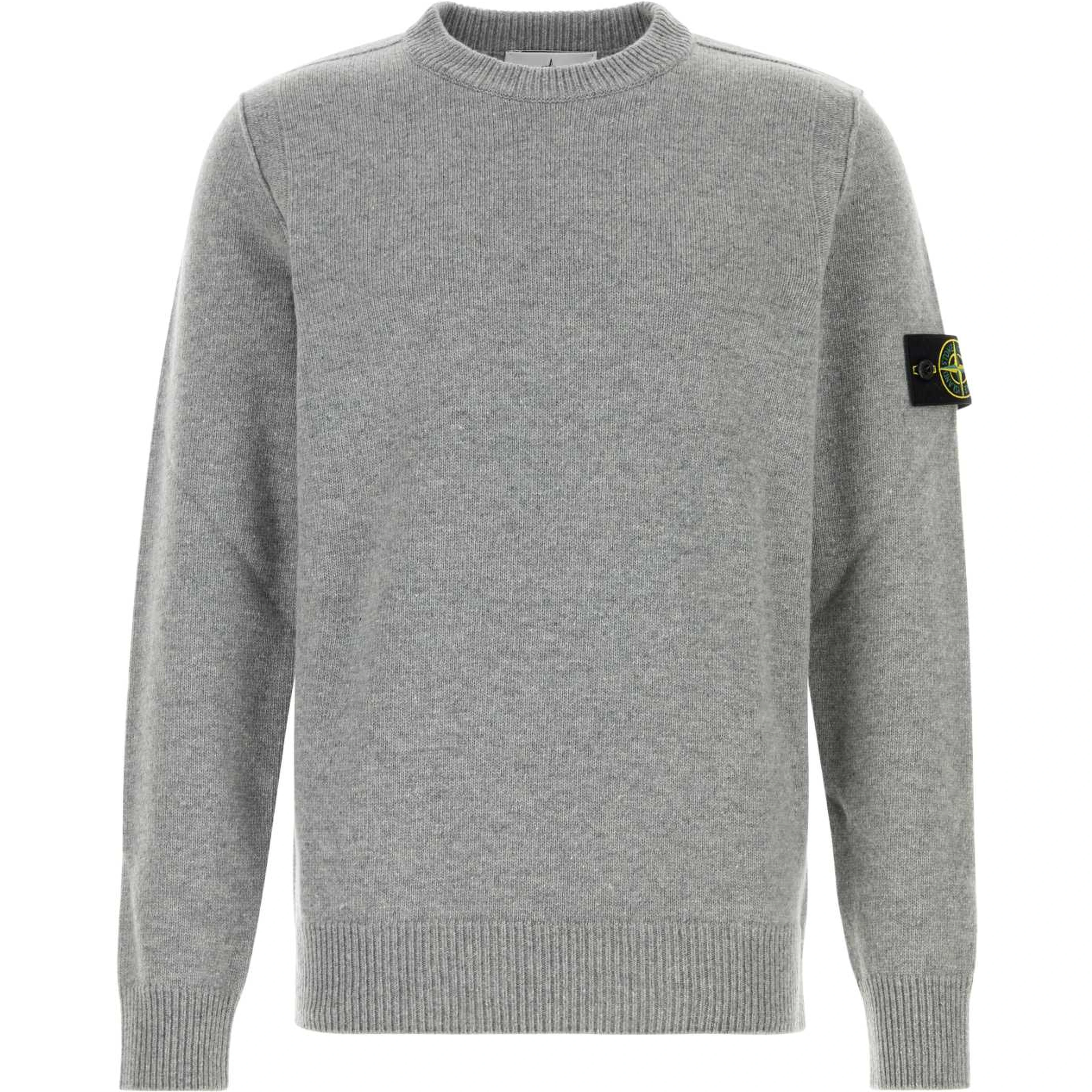 CREW NECK - GREY MELANGE