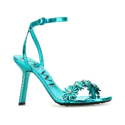 PETAL FLOWER CRYSTAL SANDAL 90