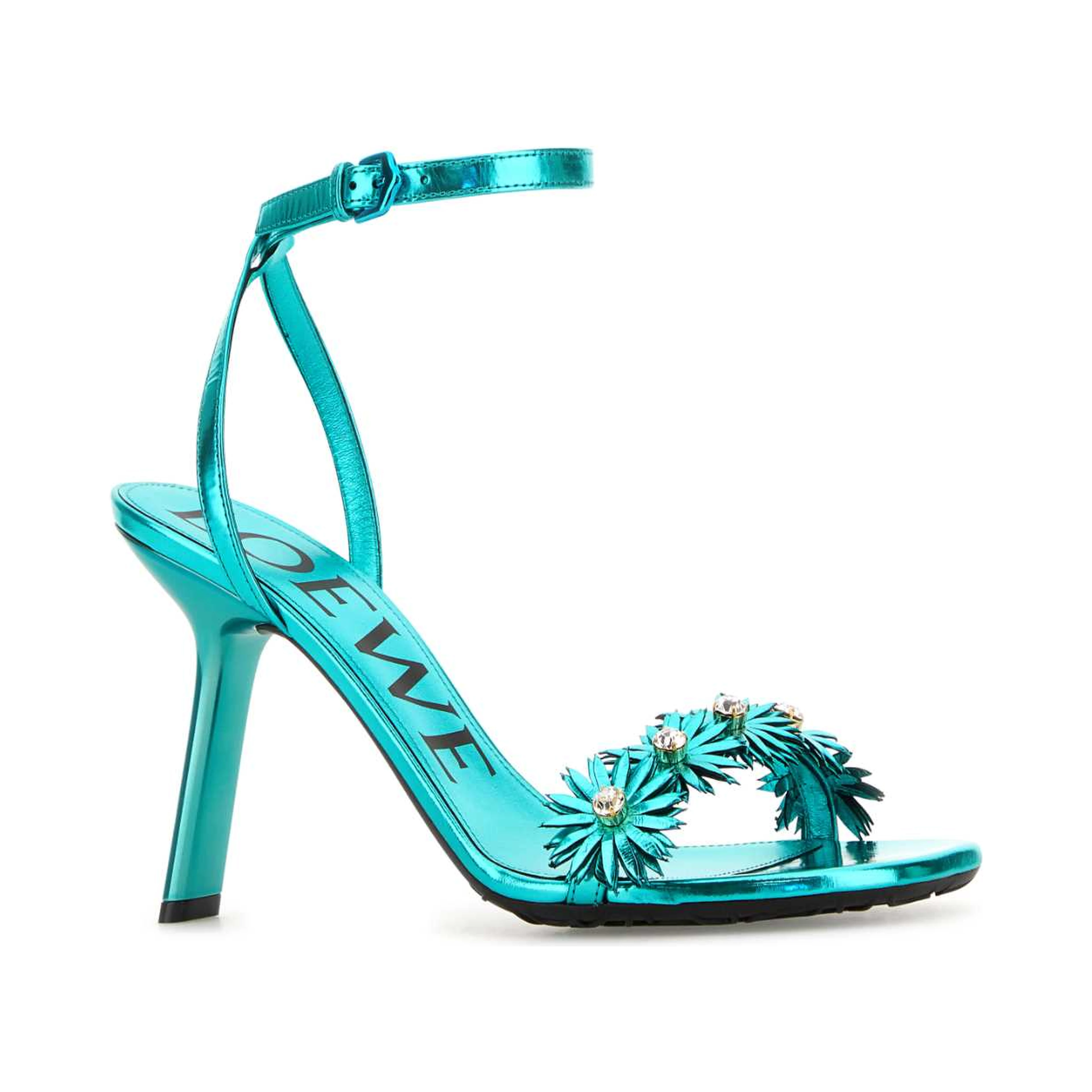 PETAL FLOWER CRYSTAL SANDAL 90