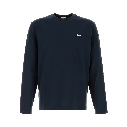 LONG-SLEEVE EMBROIDERED LOGO TEE