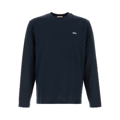 LONG-SLEEVE EMBROIDERED LOGO TEE